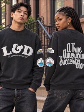 Rare Y2K Lemar & Dauley Biggie Lyric Hip Hop Crewneck Sweatshirt M